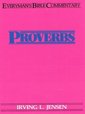 cover image of Proverbs- Everyman's Bible Commentary